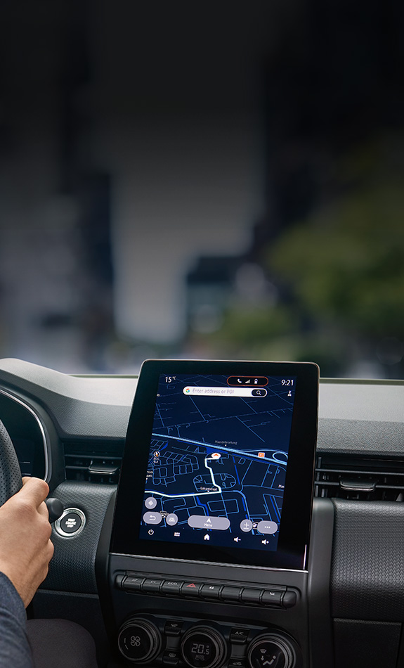 Das Cockpit mit Touchscreen im modernen COLT Edition